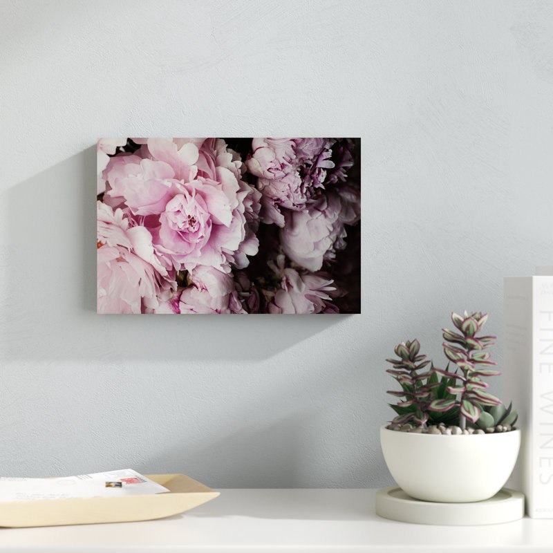 " Peonies Galore I " by Elizabeth Urquhart, 8" H x 12" W 