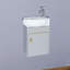 Ensemble de meuble-lavabo mural simple 17 po Mikaelah-756061318