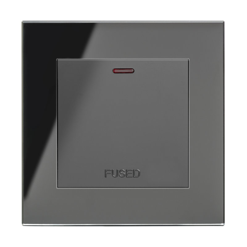 Grimaldo Wall Mounted Socket, Black