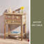 WOODEN 2 DRAWER END TABLE