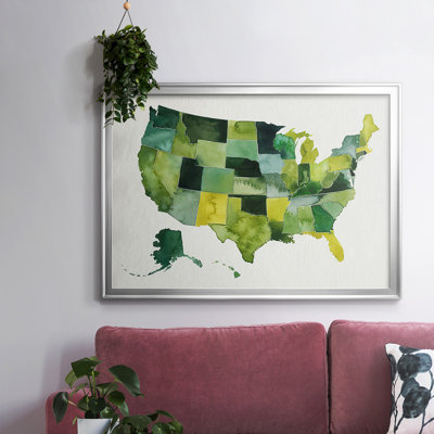 " USA In Watercolor I "