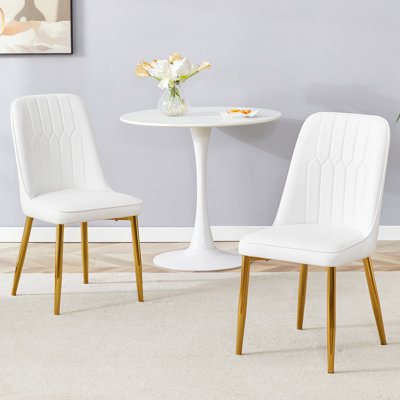 2 chaises de salle à manger modernes