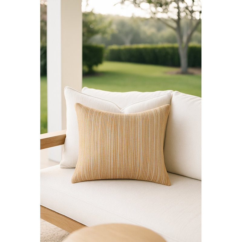 Outdoor Living Throw Pillow, Orange, Square 20"