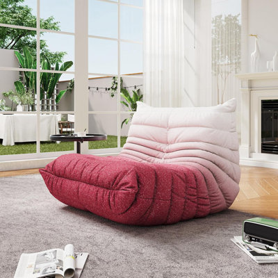 Fauteuils à billes surdimensionnés pour adultes, fauteuil à billes géant avec mousse à mémoire de forme, fauteuil confortable pour appartement, salon, chambre à coucher, bureau (tissu en peluche)
