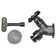 Proflo PFWFDRC 1/2" FPT INL NF Area Wall Faucet Rough Chrome