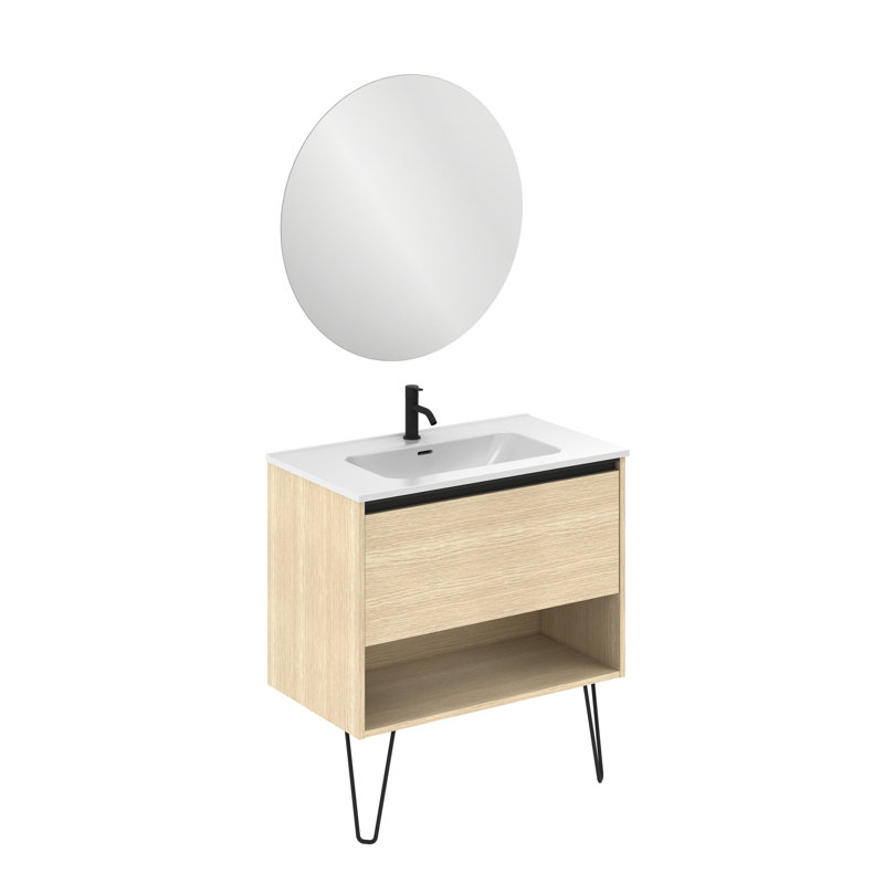 Middleborough Vanity & Mirror Set