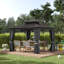 12 pi x 10 pi Pavillon de jardin en métal-69429523