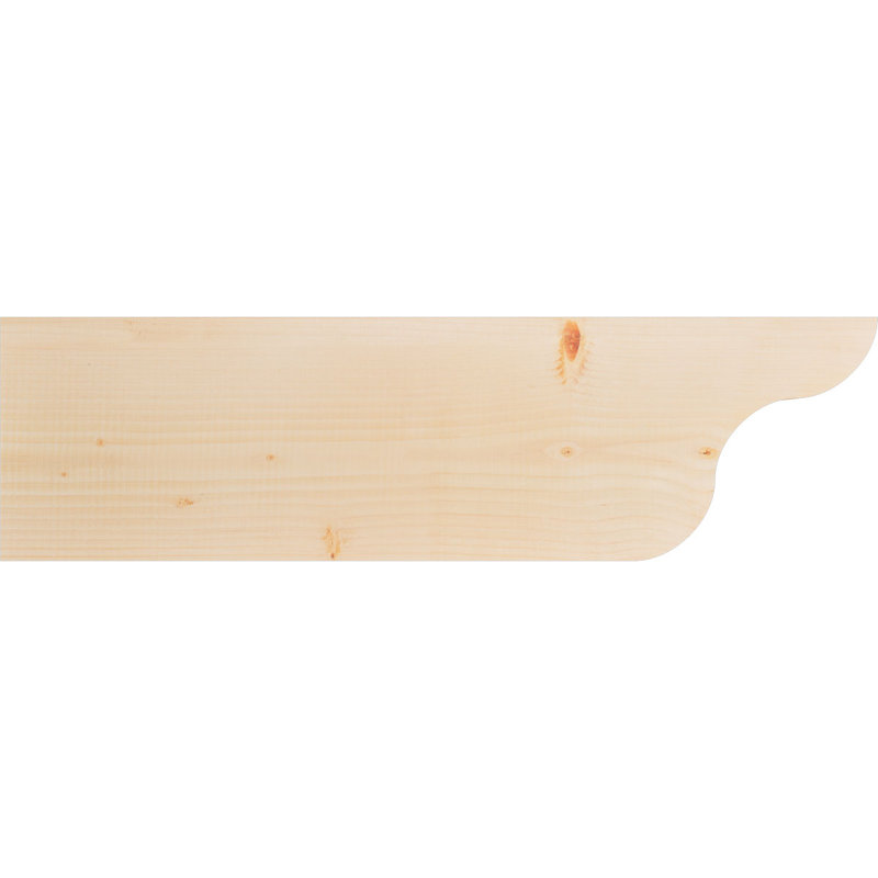 Queue de chevron lisse Carmel, Douglas, H 10 po x l 3 1/2 po x L 36 po