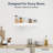 Fenimore Rustic Whitewashed Distressed Floating Wall Shelf-673293464