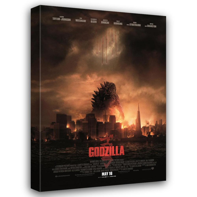 Godzilla, H 24 po x l 16 po