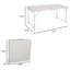 Table pliante rectangulaire réglable 47,2 po