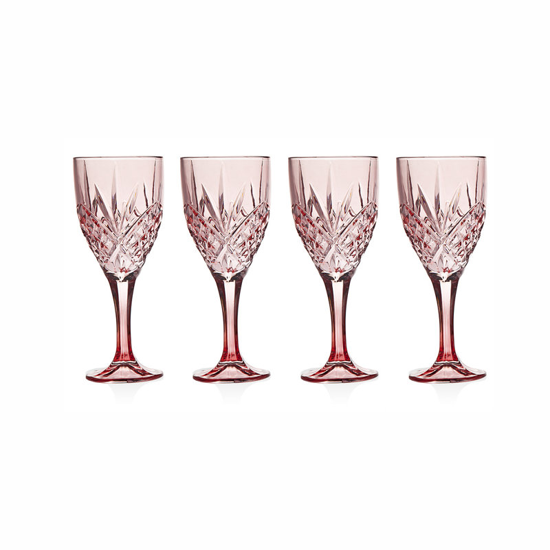 Dublin Crystal Goblet 10 oz., Blush