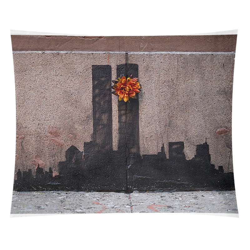 Tapisserie en polyester à tours simples 911, H 88 po x l 104 po x P 1 po