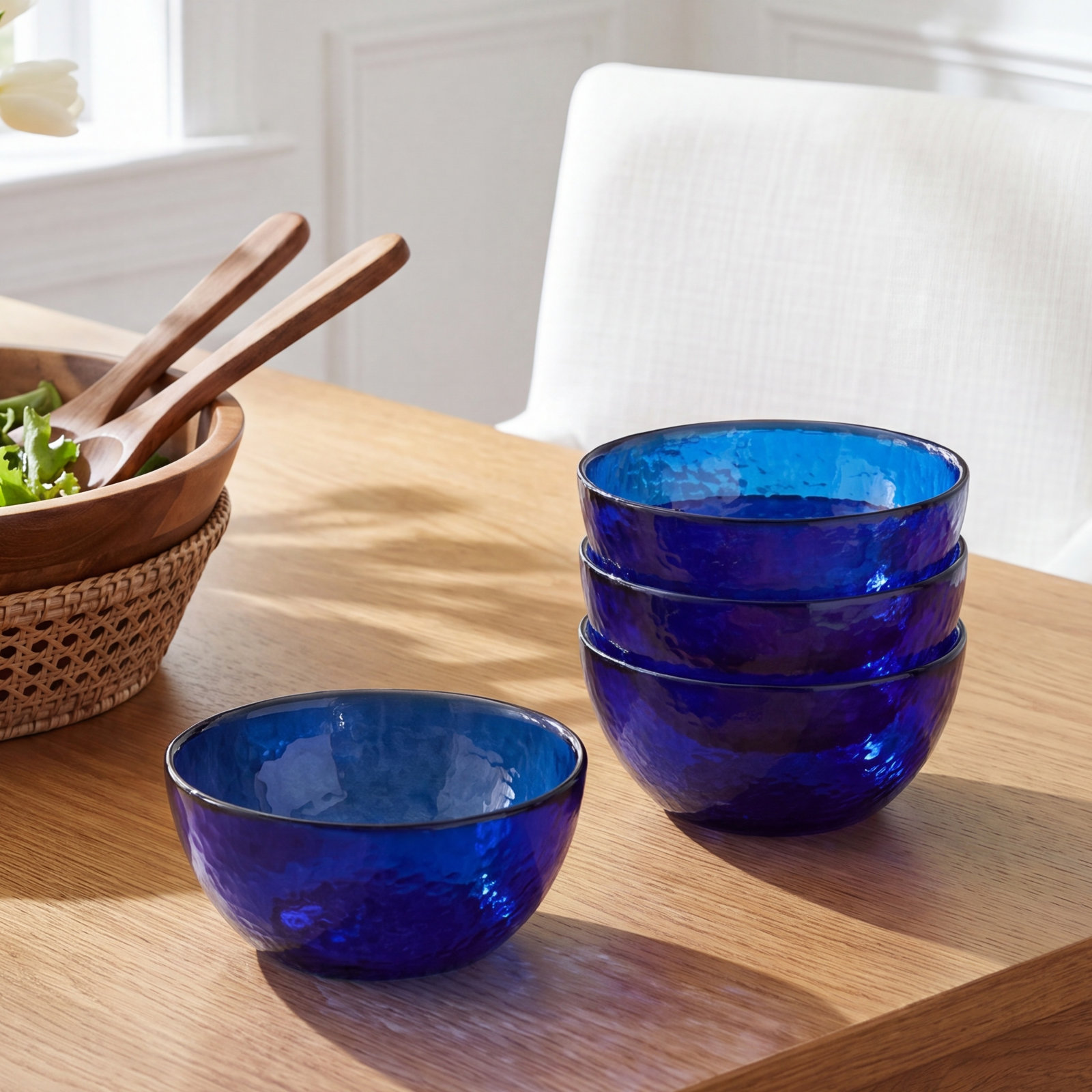 Los Cabos Glass Dining Bowl, Ginger