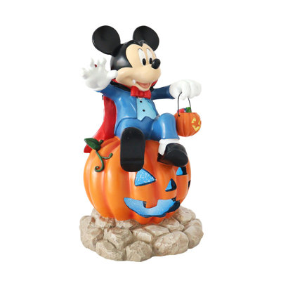 12,4 "H Mickey Vampire sur citrouille-lanterne
