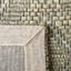 Tapis géométrique en jute et en coton tissé à la main avec latex Karaline-526778527