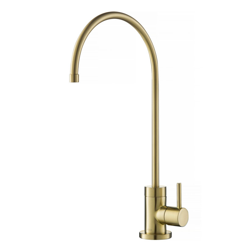 Purita 100% Lead-Free Kitchen Water Filter Faucet, Brushed Gold