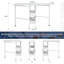 Table de bricolage pliable avec roues-128673331