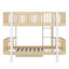 Lit superposé simple au-dessus de simple avec tiroirs Jasminko Kids-466272407