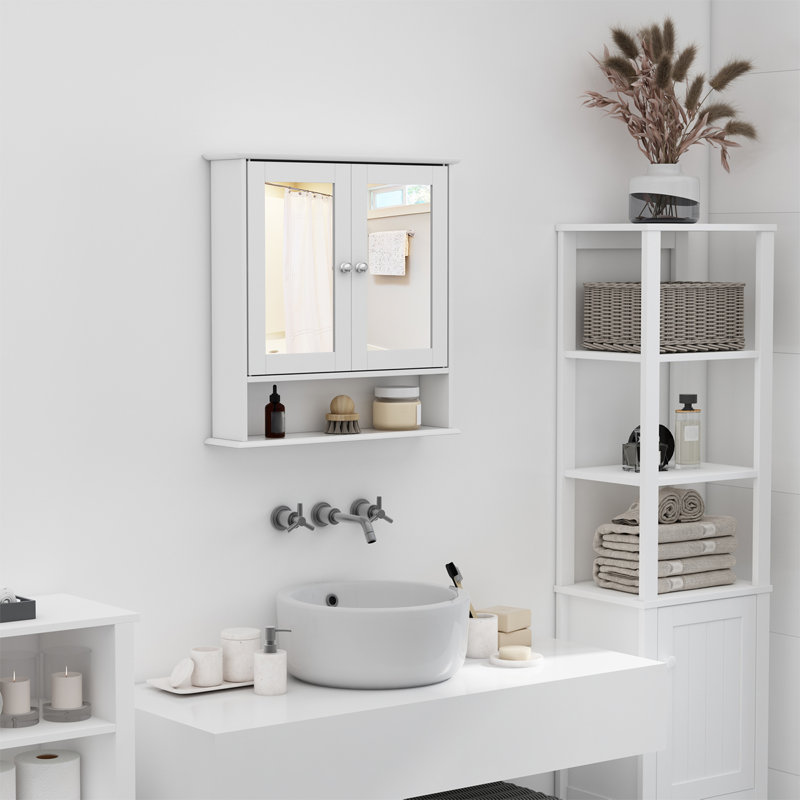 Bathroom Storage, White