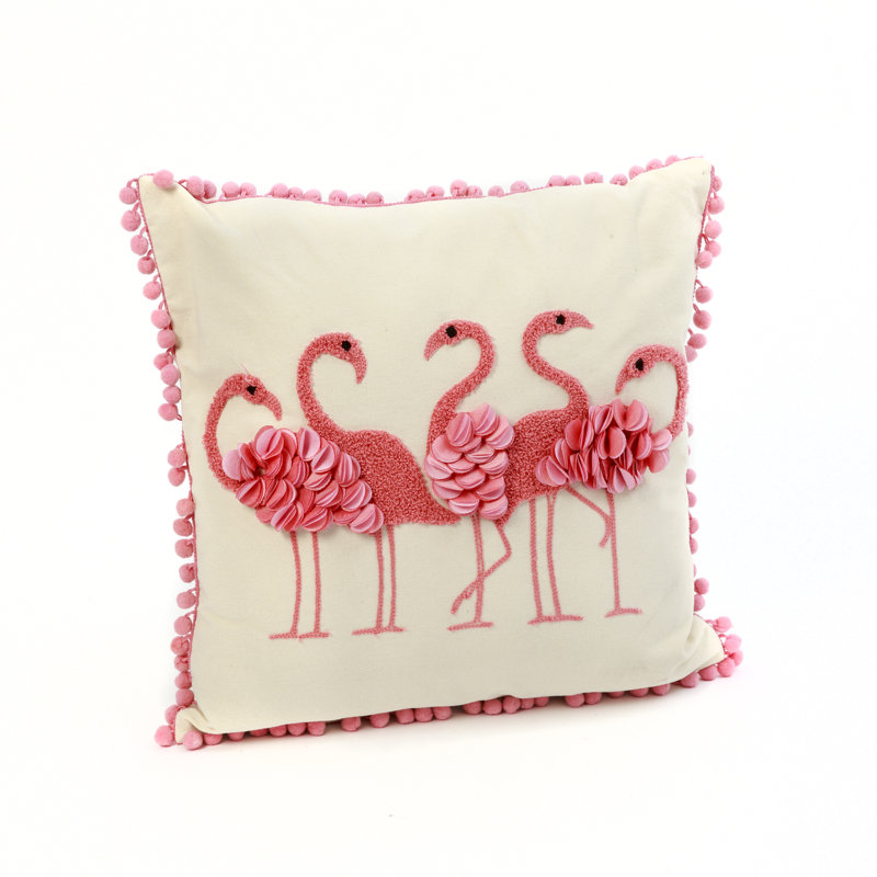 Margareta Pom-poms Throw Pillow