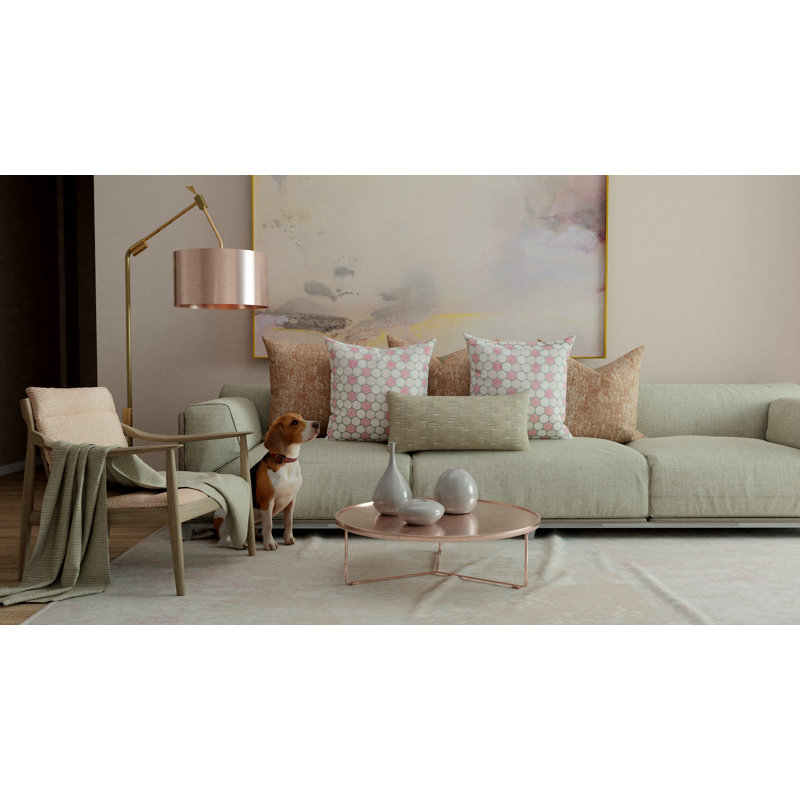 Dorset Square Pillow Cover & Insert, Rose Quartz