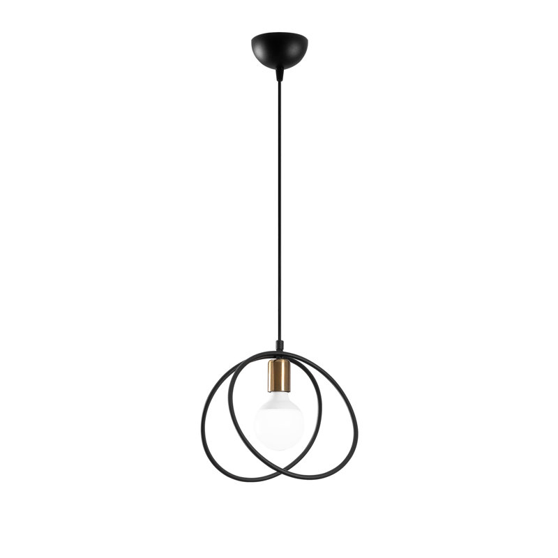 Adjustable Height Metal Body Single Pendant