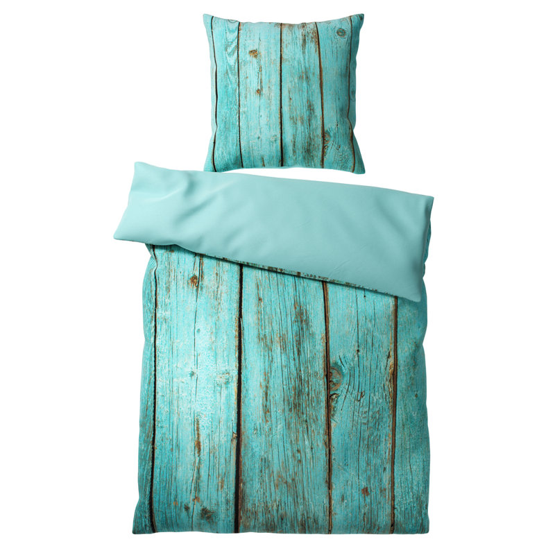 Cotton Striped Duvet Cover Set with Pillowcases