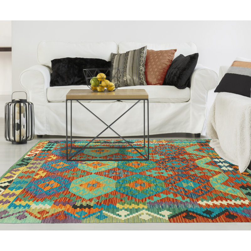 Flatweave Pouran Red Rug