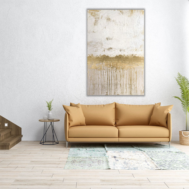«Metallic Spill 1», reproduction d'art sur toile, H 18 po x l 12 po