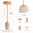 Santana Rattan Pendant Light - Natural Dome 1-Light Polished Handwoven Adjustable Light Fixture For Kitchen, Dining Room or Living Room in Modern, Country, Farmhouse & Boho Style-1230666205