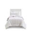 Édredon double / grand Puffy - blanc, moderne, rembourrage de 350 g / m², étiqueté 3 pièces lavable à la machine et doux