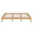 Bamboo Wood Platform Bed Frame-385186151