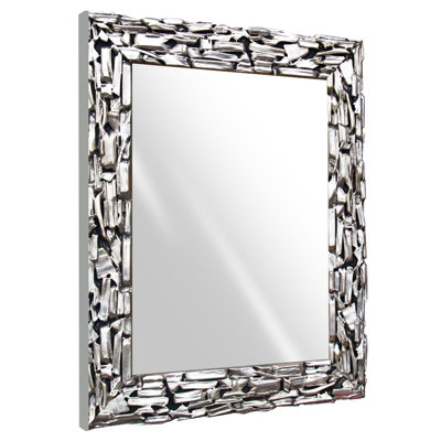 Joulane Wood Flat Wall Mirror