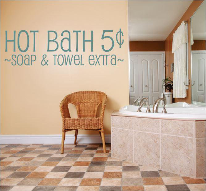 Text & Numbers Wall Decal, 10" H x 40" W x 0.16" D, Teal