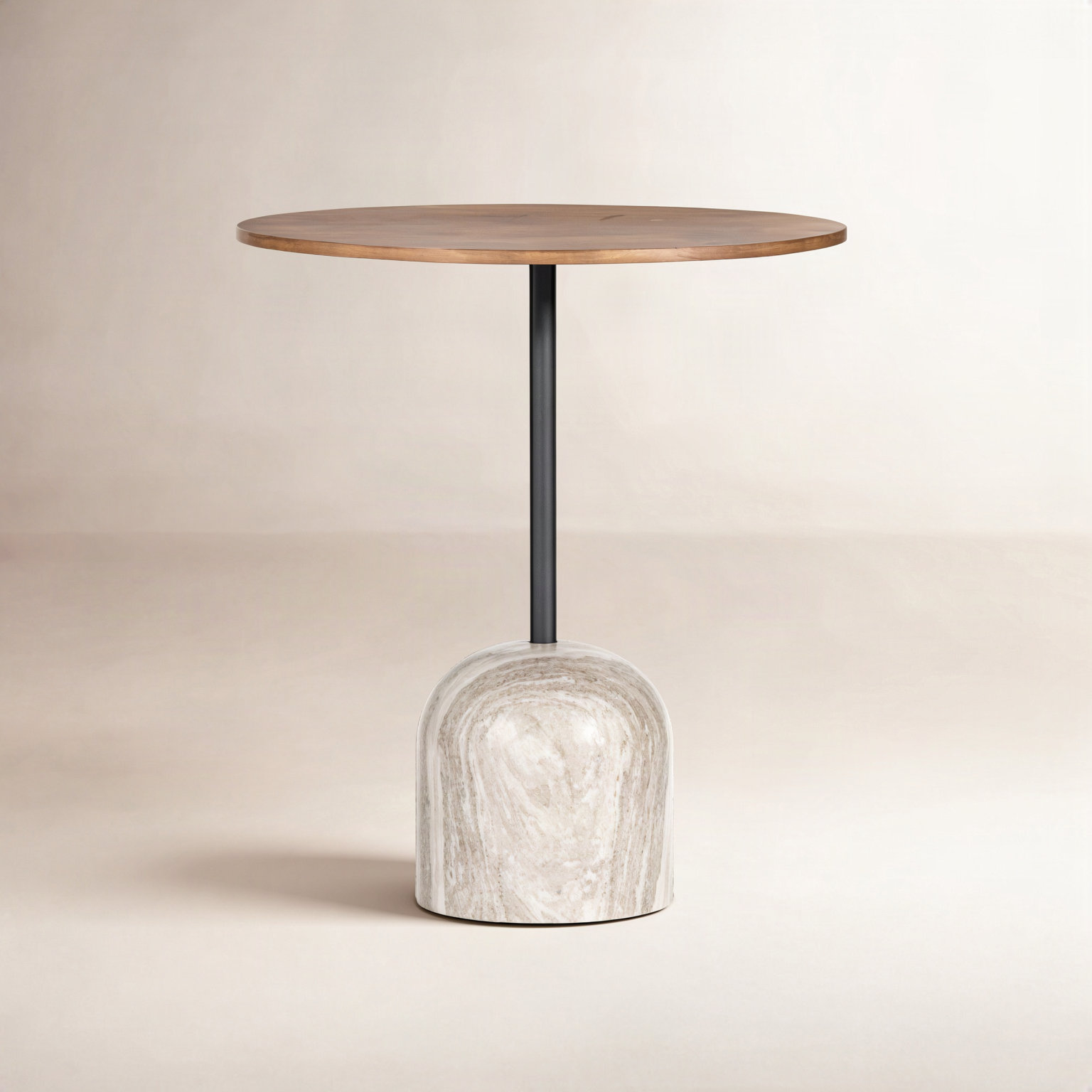 Idette 32'' Extendable Round Dining Table, 42" H x 32" W x 32" D