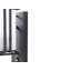 Prestwich 33cm H Frosted Glass Outdoor Armed Sconce