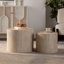 Ensemble de 2 tables basses rondes en bois Nesting-773820957-773821154