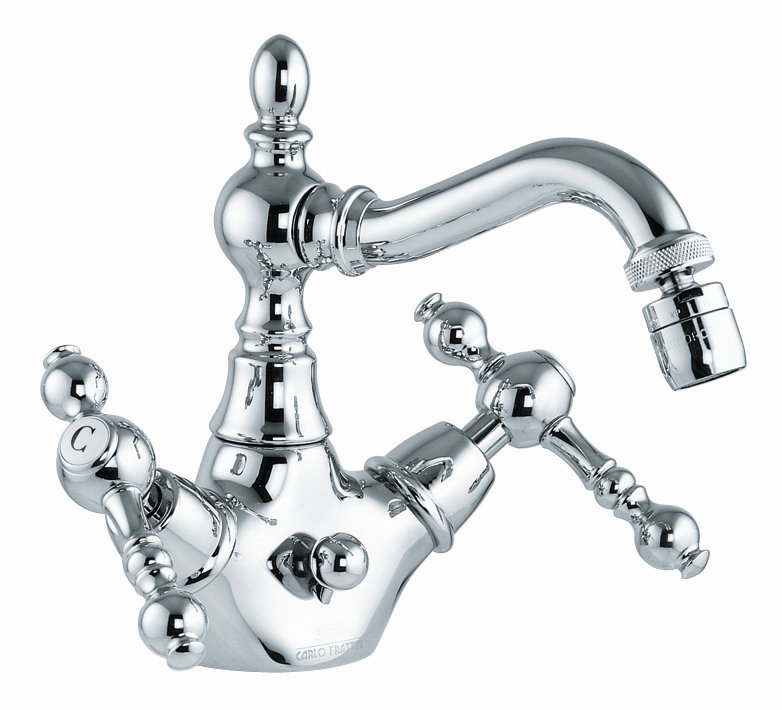 Robinet de bidet à poignée double avec bec pivotant Epoque, Chrome