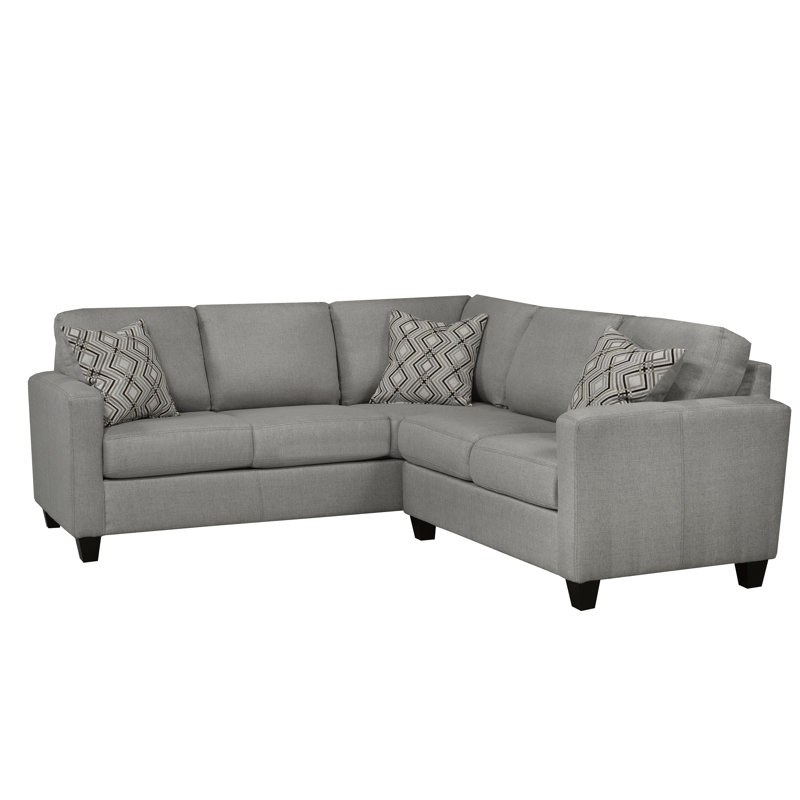 Canapé modulaire de 88 po de largeur, Polyester à 100 % colombe
