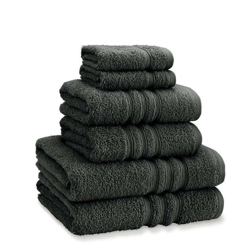 Zero Twist 100% Cotton Towel Bale, Charcoal