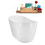 1404.6mm x 718.8mm Freestanding Soaking Acrylic Bathtub-1013646224
