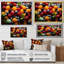 «Colorful Pop Art Candy and Fruit», reproduction d'art sur toile-724679772-724679771