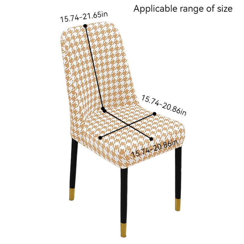 Housse pour chaise de salle à manger en polyester