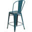 Blake Industrial Style Bar Chair - Set of 4 - Modern Metal Bar or Counter Height-1218146572-1218146575