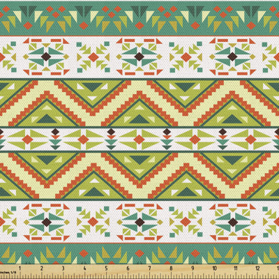Johnson Colourful Local Motif Fabric