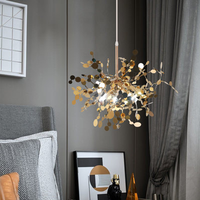 Ryley 3 - Light Unique/Statement Chandelier with No Secondary Or Accent Material Accents