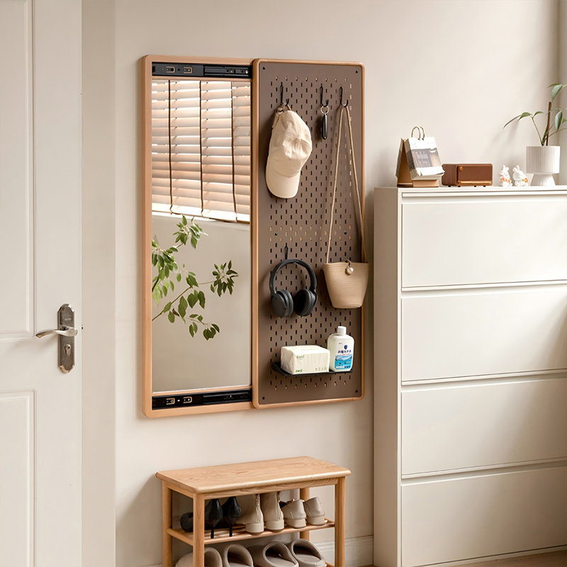Miroir rectangulaire en bois massif