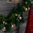 Battery Operated String Lights with Christmas Ornaments