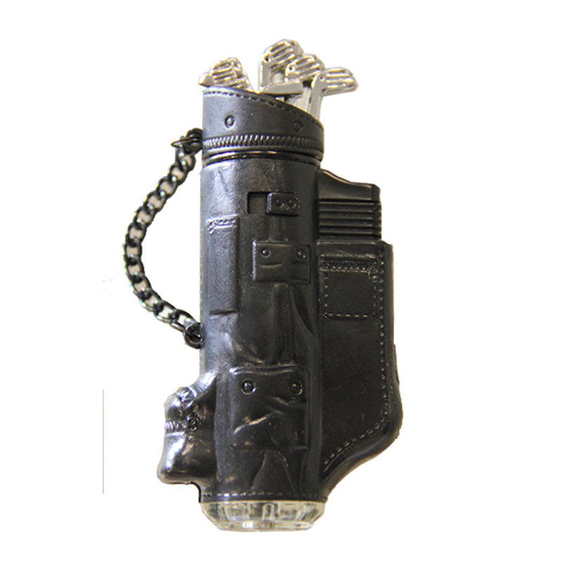 Briquet polyvalent noir et argenté